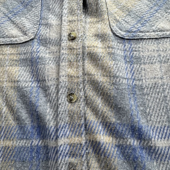 Casa Cabana Women's Light Blue & Beige Flannel Size Medium - Picture 2 of 10